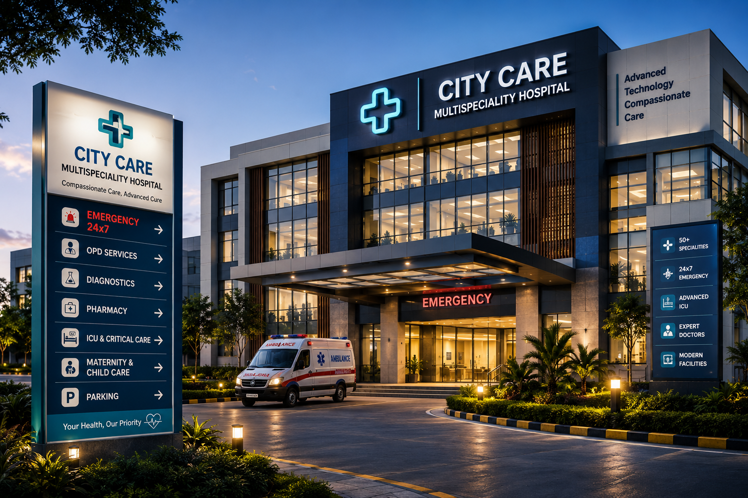 City Care Hospital Logo