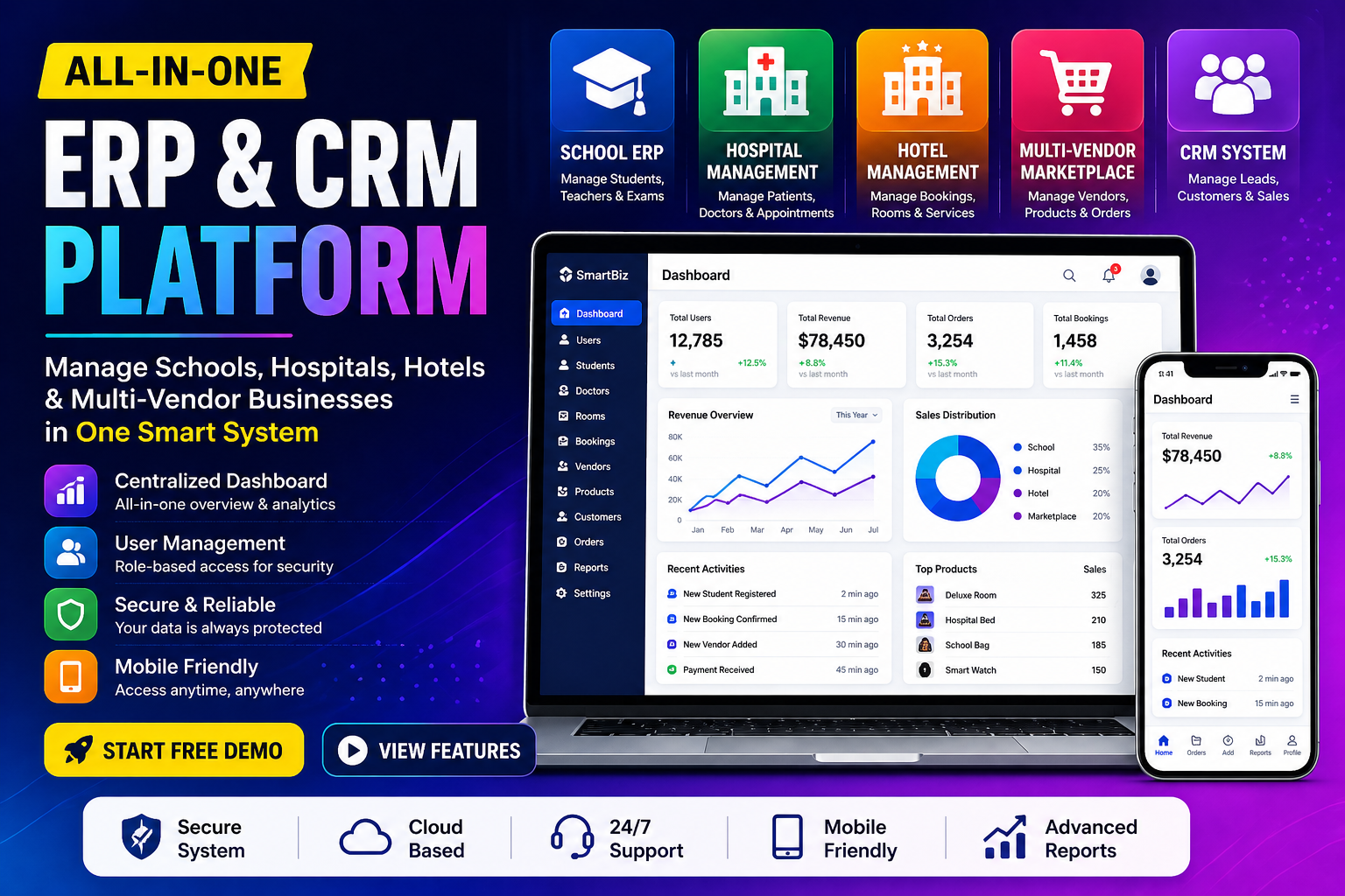 Complete School ERP Software for Educational